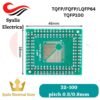 TQFP FQFP LQFP64 TQFP100 TQFP32 TQFP64 pitch 0.5 0.8 mm [Syalis]