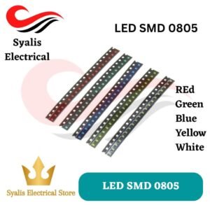 [10pcs] LED SMD 0805 lampu smd merah kuning hijau biru putih red green blue yellow white [Syalis]