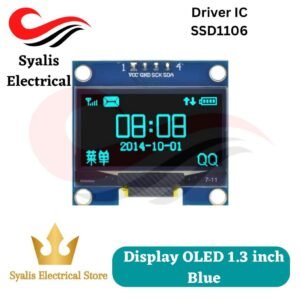 Display OLED 1.3 Biru I2C SSD1106 [Syalis]