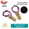 Laser 6mm Warna Merah Laser Head Dotted 650nm 5mW [Syalis]